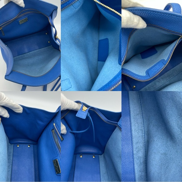 Authentic Salvatore Ferragamo Gancini blue Amy tote - Picture 17 of 17